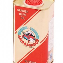 Ambassador Spanish Olive Oil Can